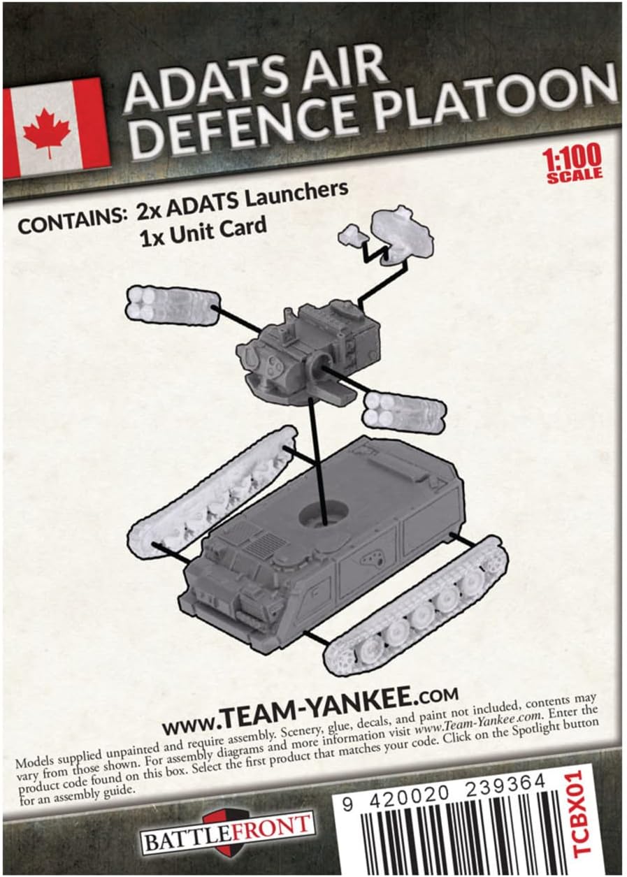Flames of War Team Yankee Canadian ADATS Air Defence Platoon