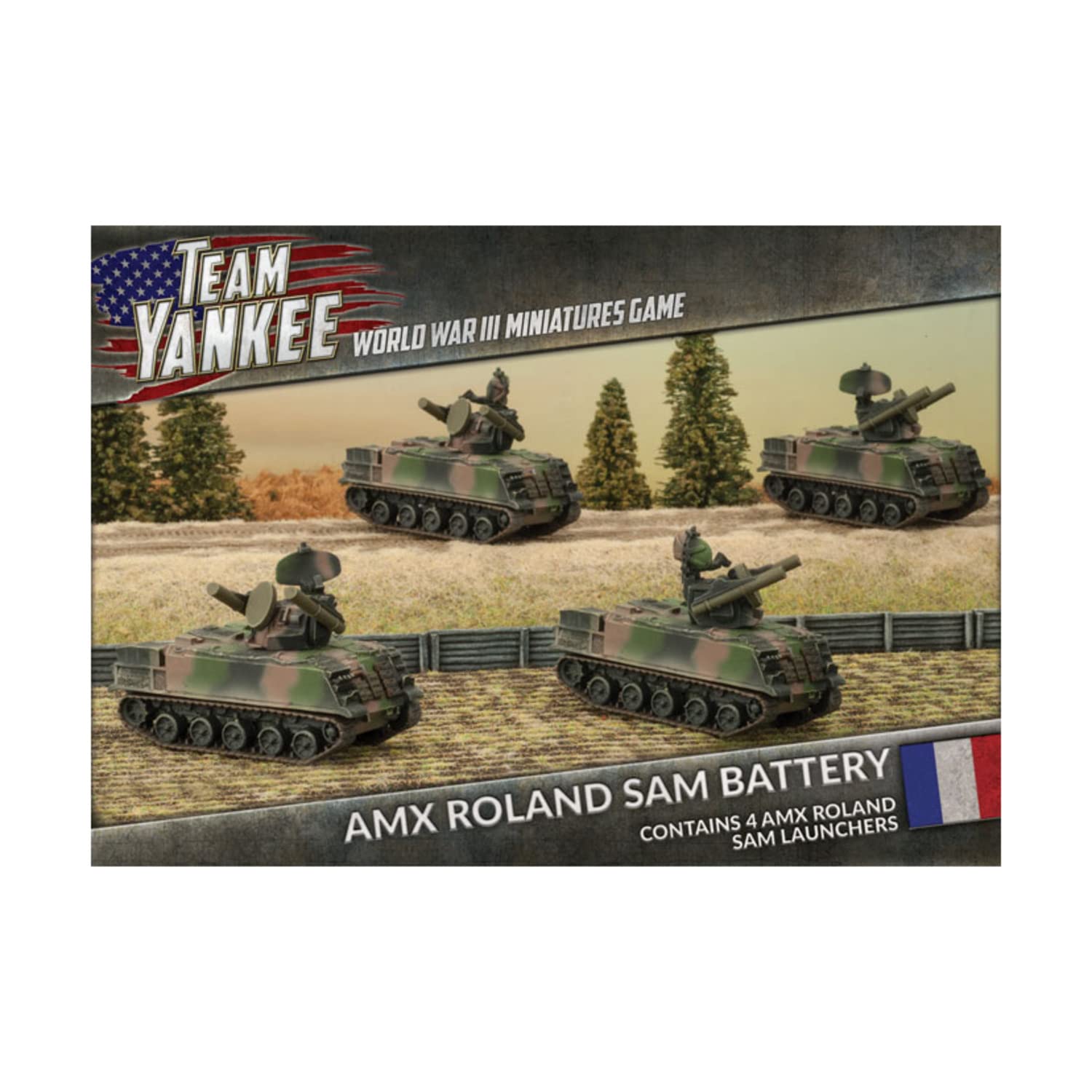 Flames of War Team Yankee French AMX Roland SAM Battery TFBX06
