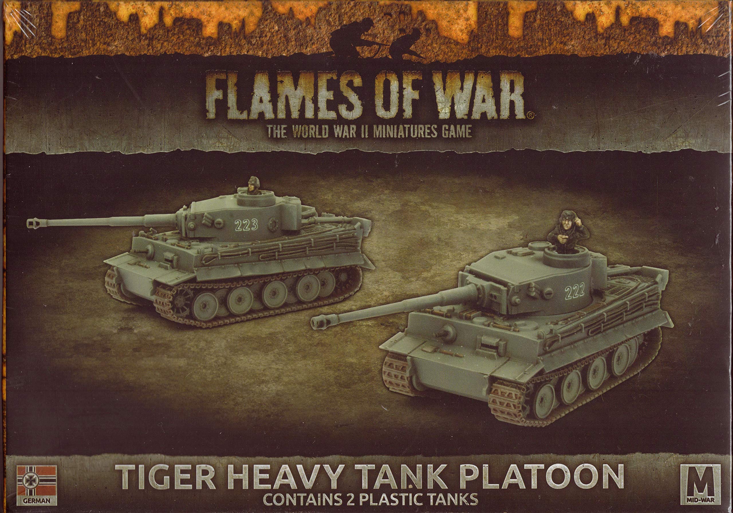 Tiger Heavy Tank Platoon Plastic