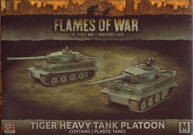 Tiger Heavy Tank Platoon Plastic
