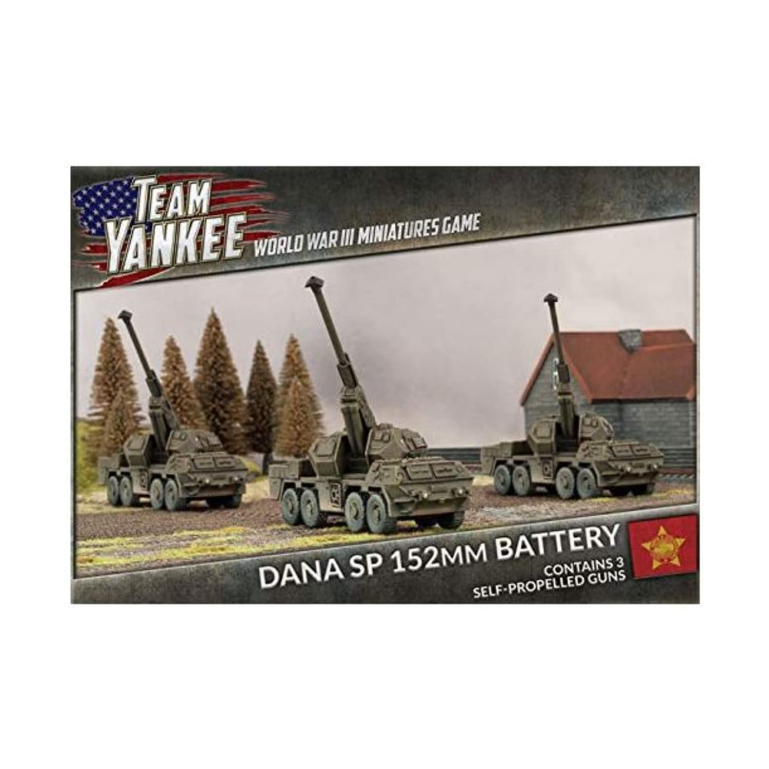 Flames of War Team Yankee Warsaw Pact DANA SP 152mm Battery (TWBX01)