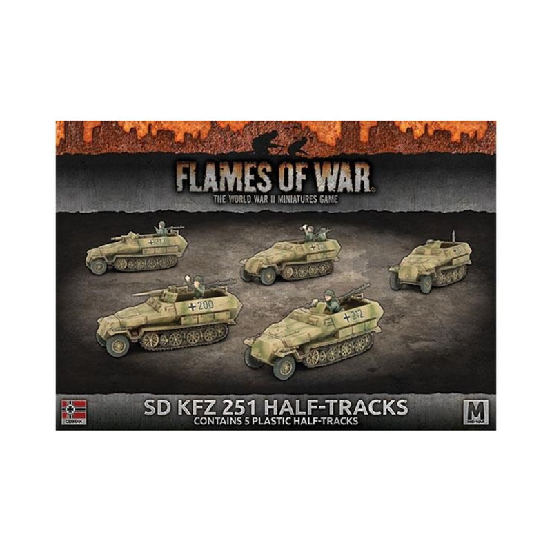 Flames of War - Mid War: German: SD Kfz 251 Transport Platoon (GBX124)