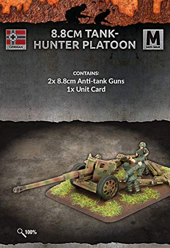 Flames of War German 8.8cm Tank-Hunter Platoon (mid war, GE532)