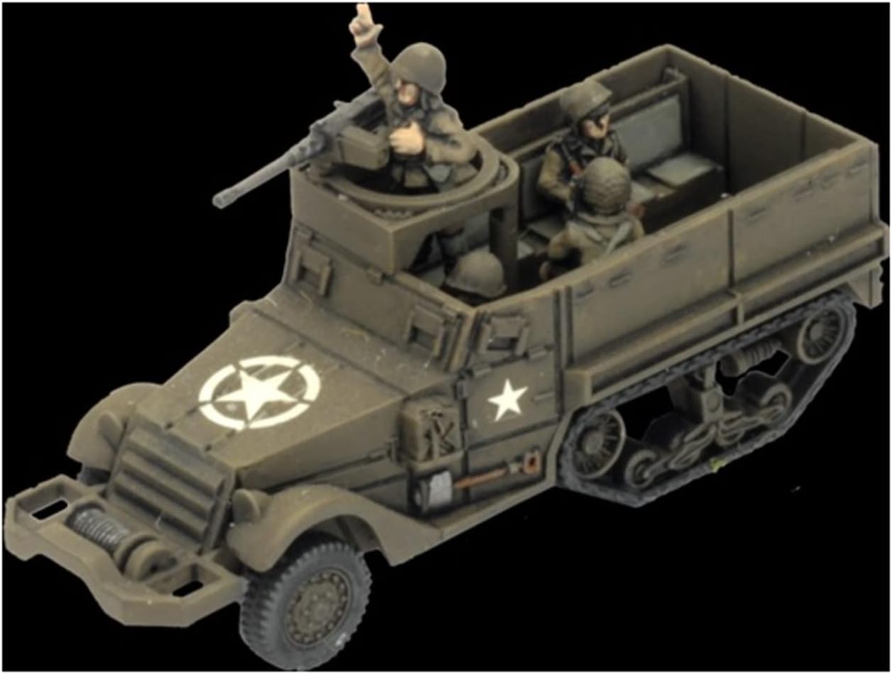Flames of War American M3 Halftrack Transports (Late War, UBX76)