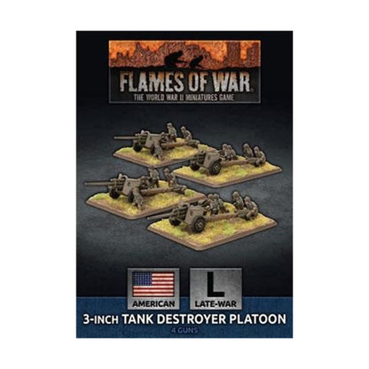 Flames of War 3 inch Towed Tank Destroyer Platoon (x4)