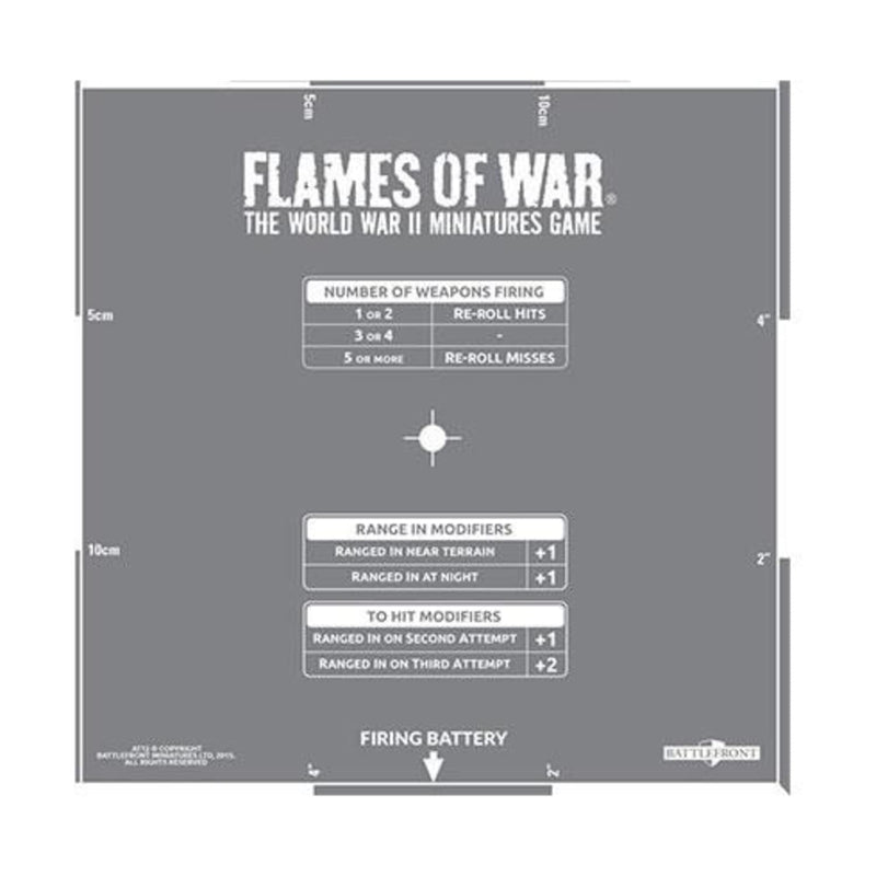 Artillery Template (AT012