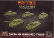 Flames of War Sherman Armoured Troop (Plastic)