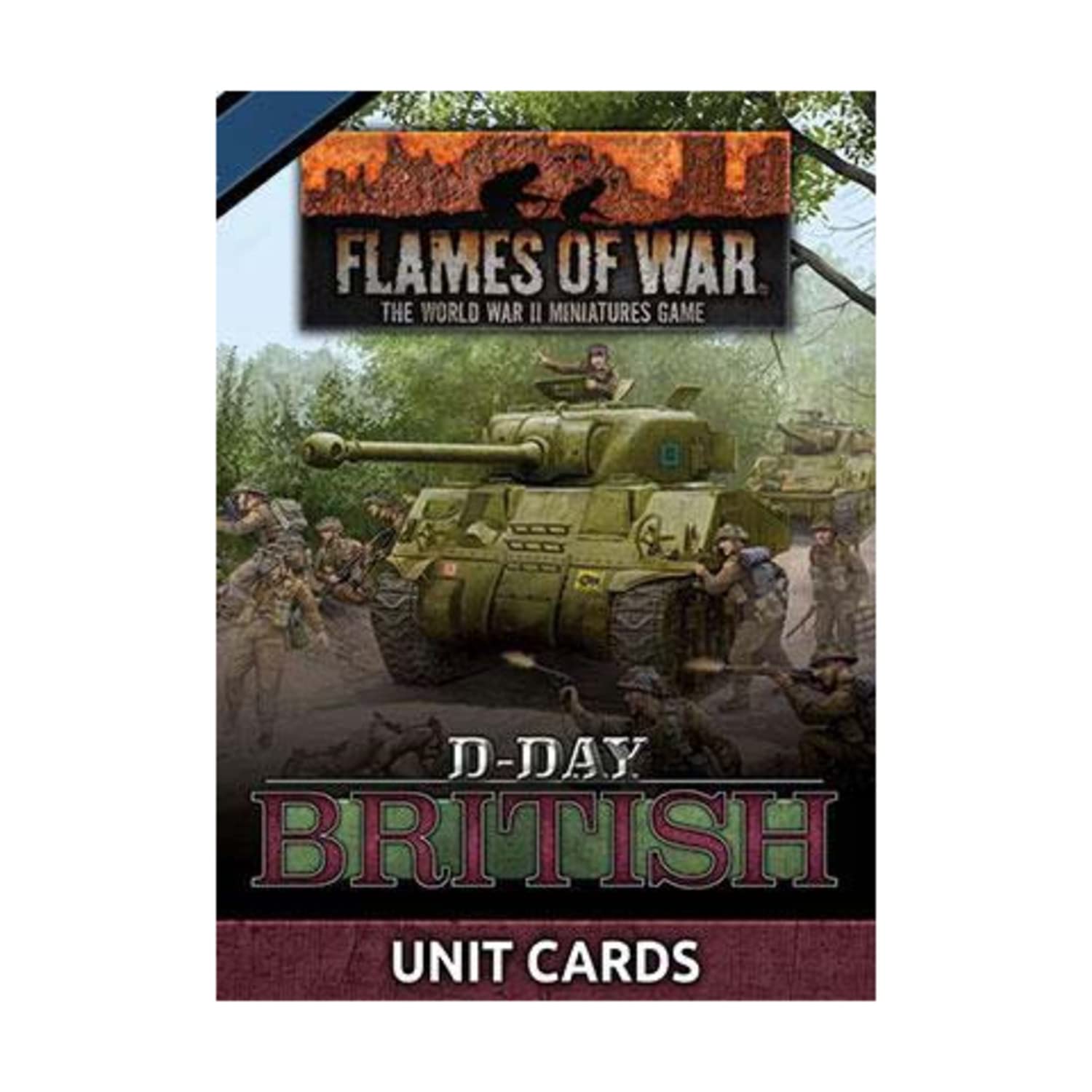 Flames of War: Late War: D-Day British Unit Cards (FW264U