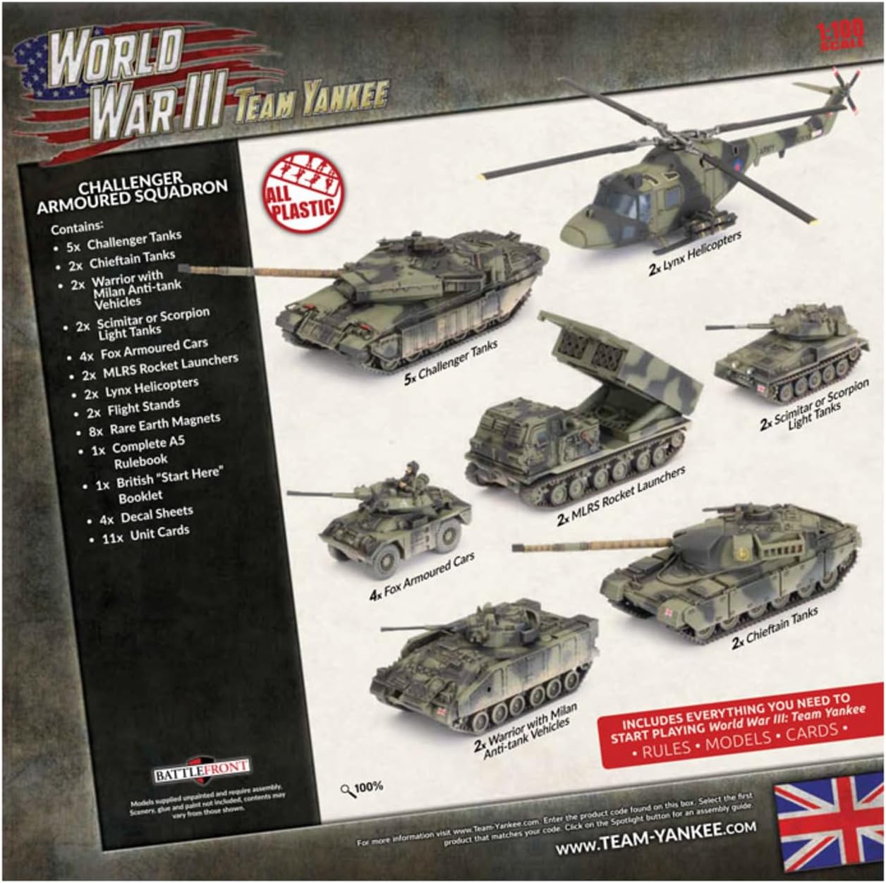 Flames of War British Starter Force: Challenger Armoured Squadron, Armoured Squadron