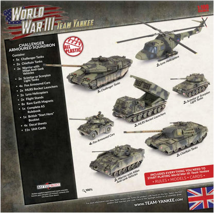 Flames of War British Starter Force: Challenger Armoured Squadron, Armoured Squadron