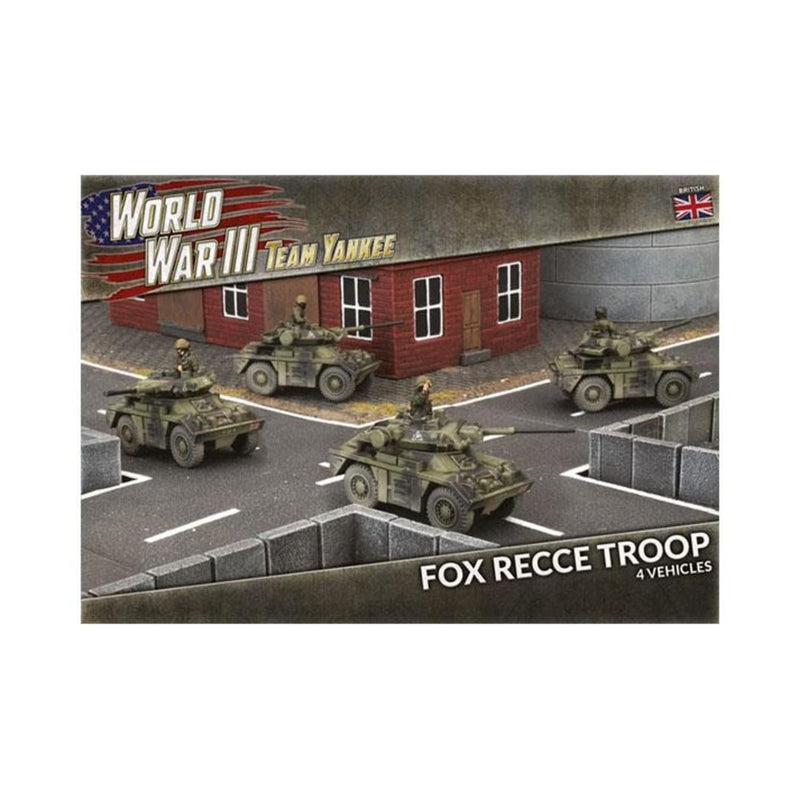 Flames of War Team Yankee British Fox Recce Troop (4 figures, TBBX13)