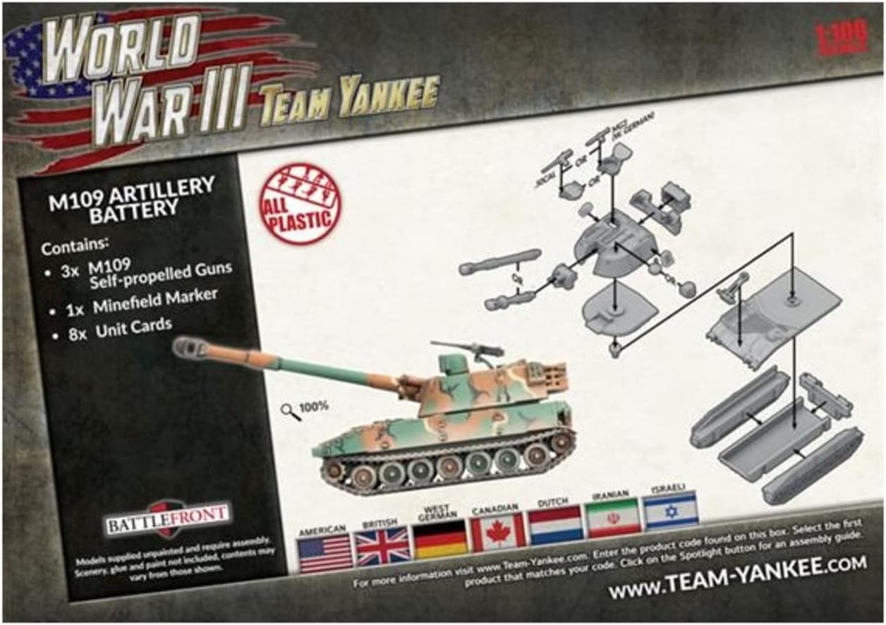 World War III: Team Yankee M109 Artillery Battery TUBX24