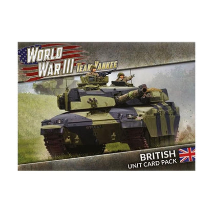 Battlefront Miniatures World War III Team Yankee British Unit Card Pack