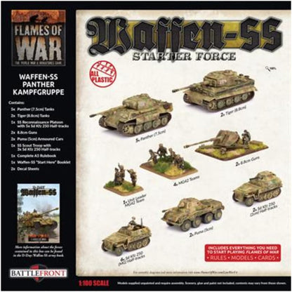 Flames of War Waffen-SS Panther Kampfgruppe Starter Force