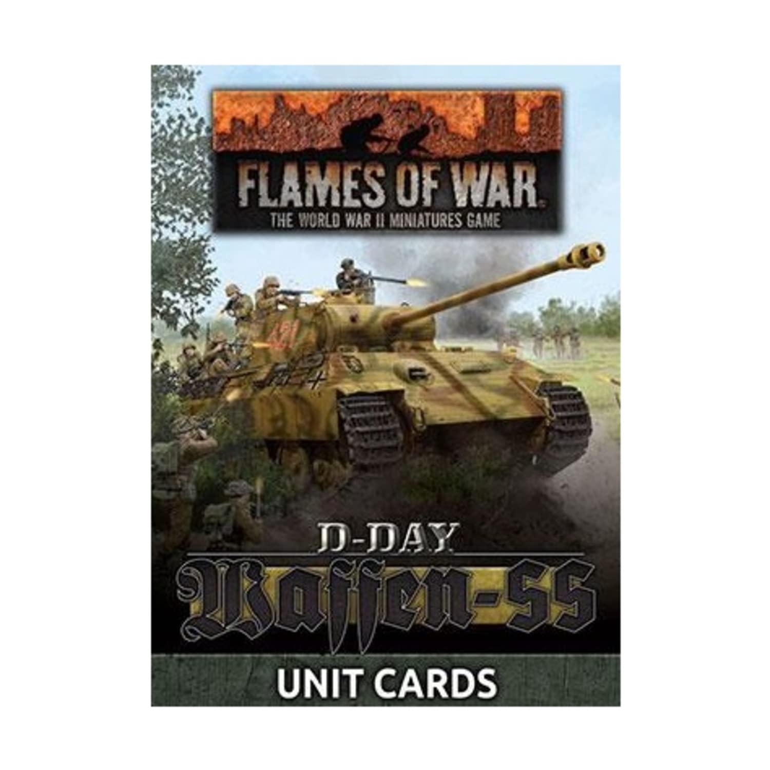 Gale Force Nine Flames of War: D-Day: Waffen-SS Unit Cards
