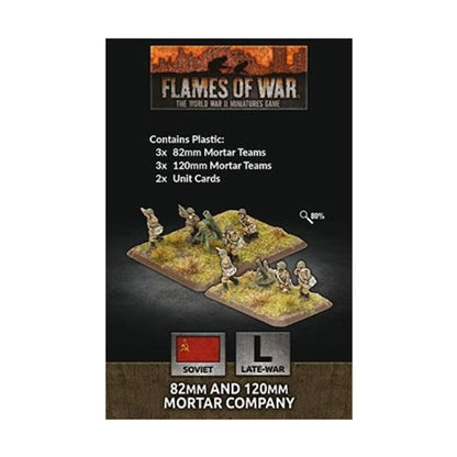Flames of War Late War: Soviet 82mm and 120mm Mortar Company (SU781)