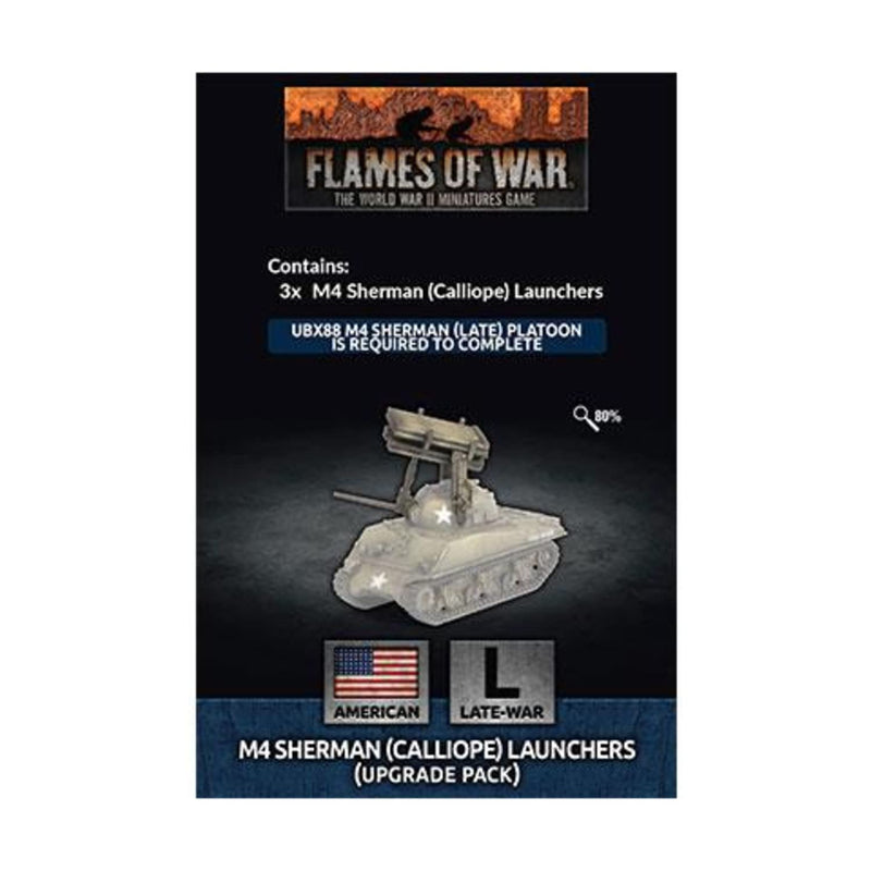 Battlefront Miniatures Flames of War WW2: M4 Sherman (Calliope) Launchers (Upgrade Pack