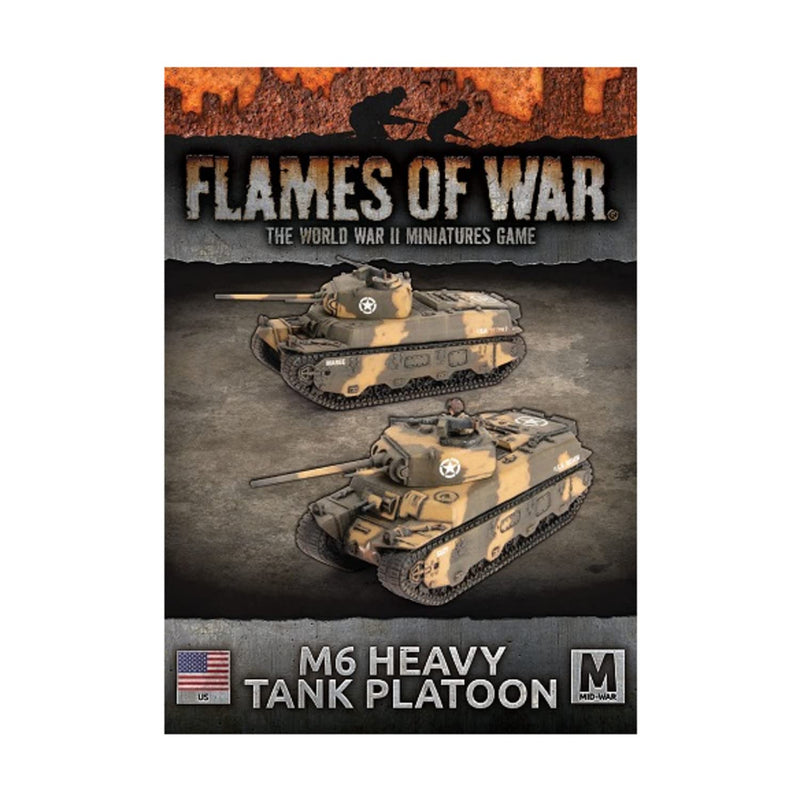 Battlefront Miniatures Flames of War WW2: US - M6 Heavy Tank Platoon