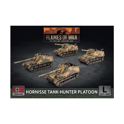 Hornisse (8.8Cm) / Hummel (15Cm) Tank-Hunter Platoon (X4 Plastic)