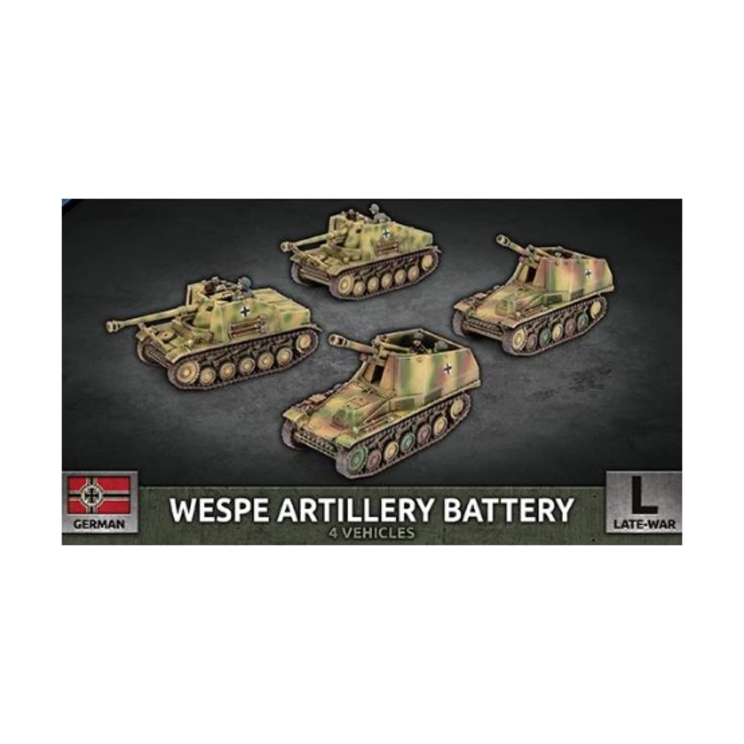 Flames of War: German: Wespe Artillery Battery (x4 Plastic)