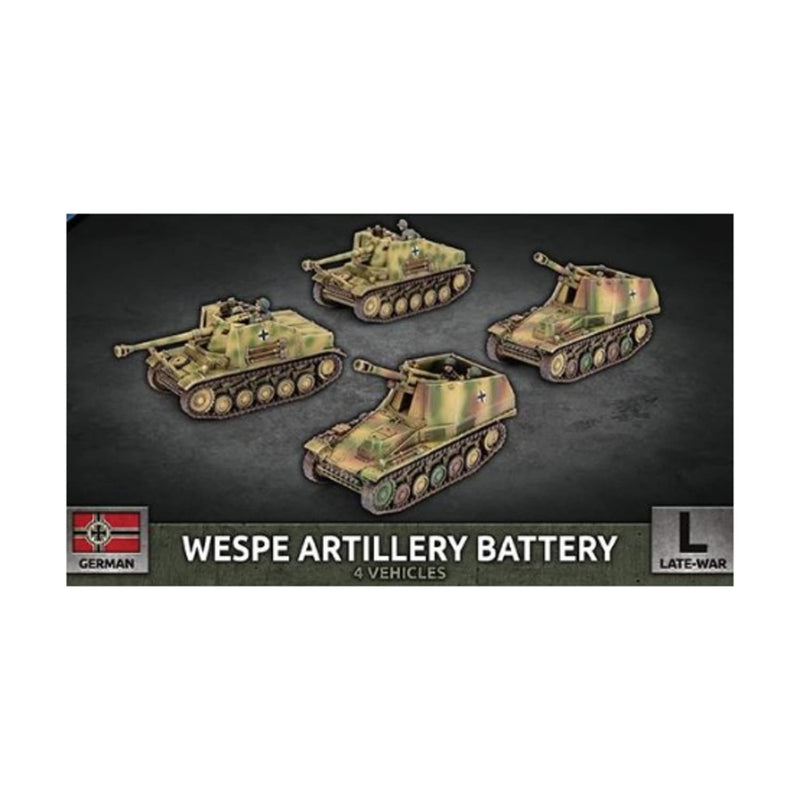 Flames of War: German: Wespe Artillery Battery (x4 Plastic)