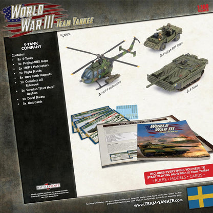 Flames of War - Team Yankee- Swedish S-Tank Company Starter Force