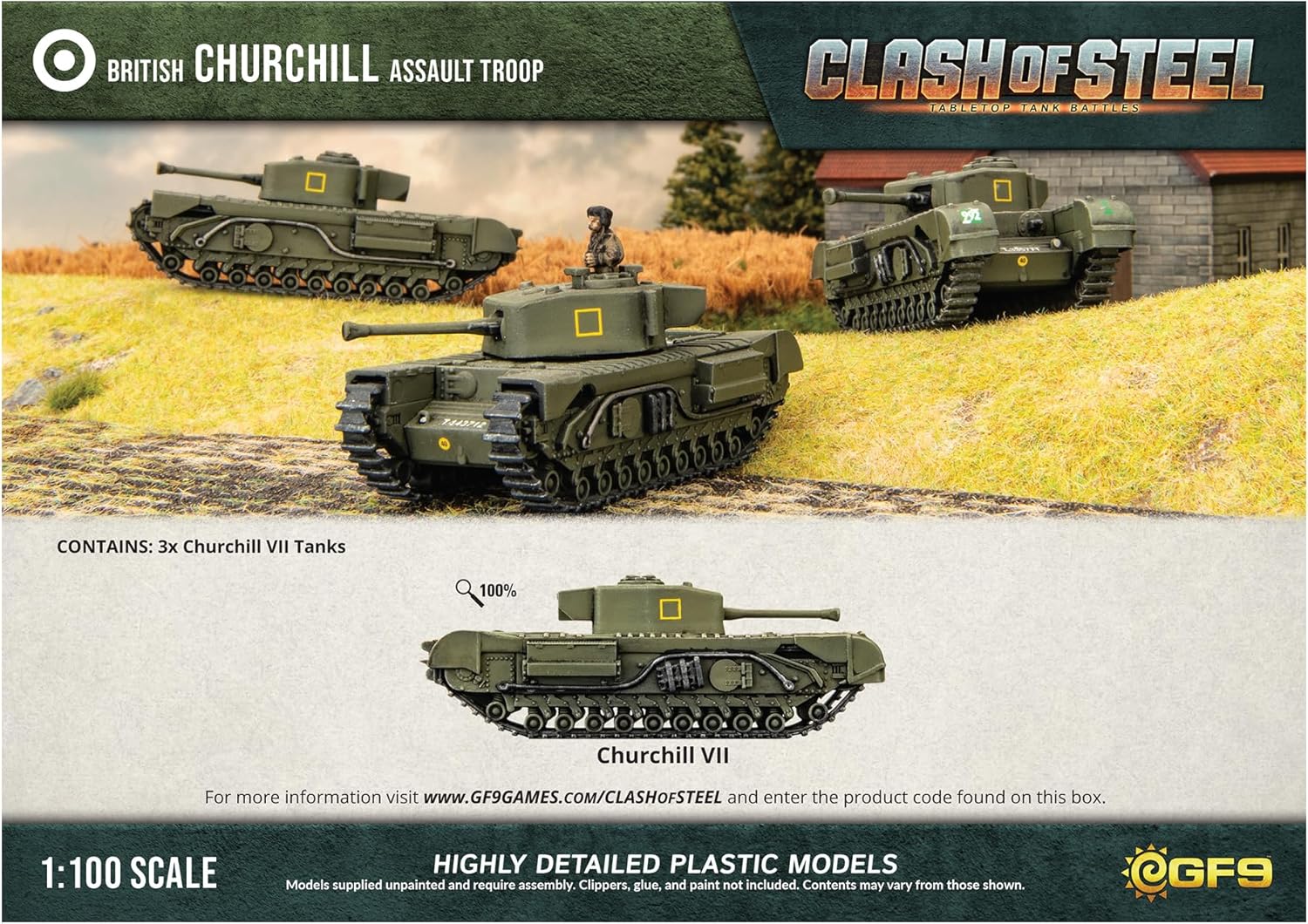 Gale Force Nine - Clash of Steel - Churchill Assault Troop