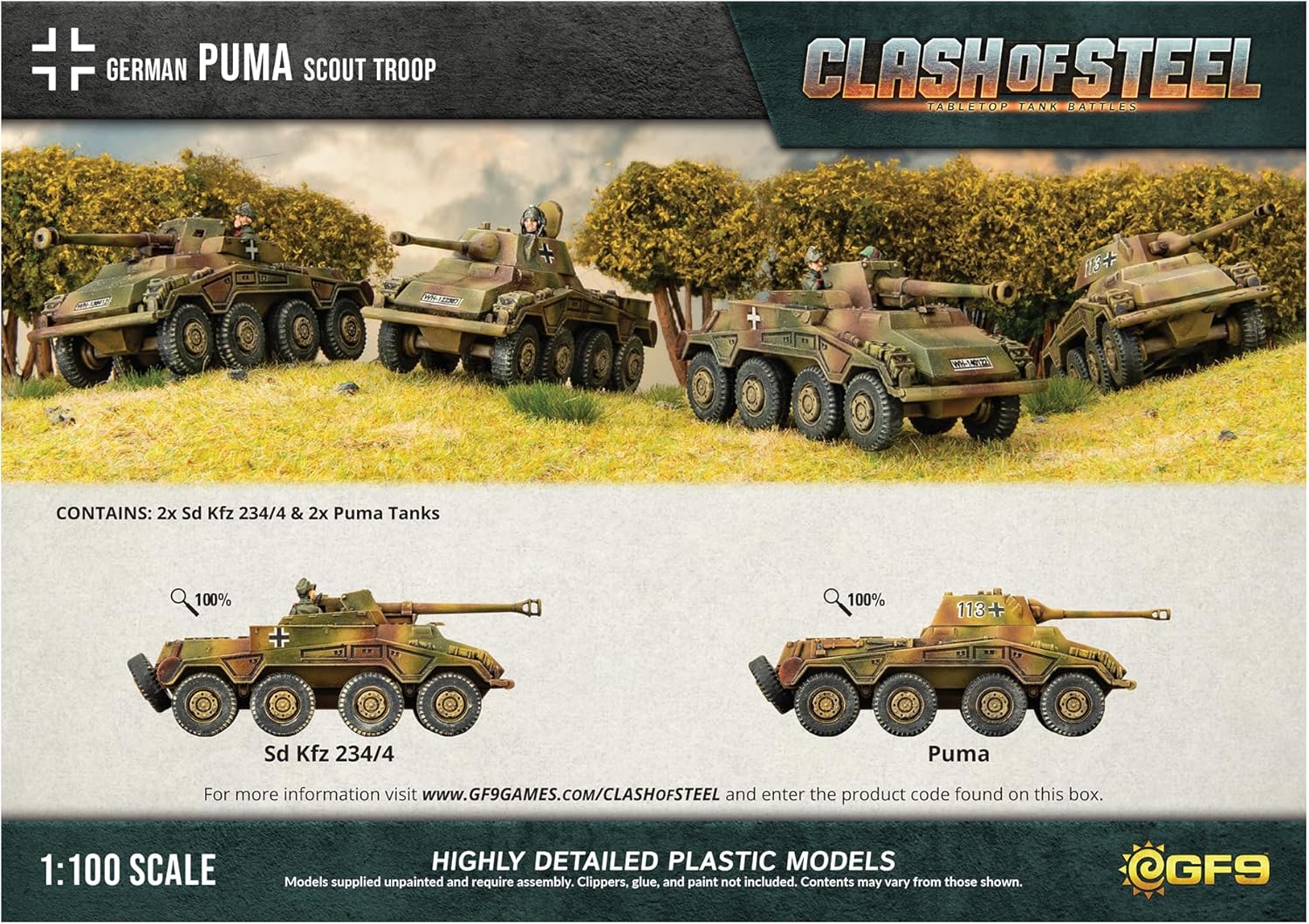 Gale Force Nine - Clash of Steel - Puma Scout Troop