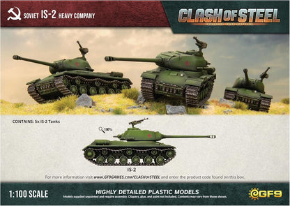 Gale Force Nine - Clash of Steel - Soviet IS-2 Heavy Tank Company