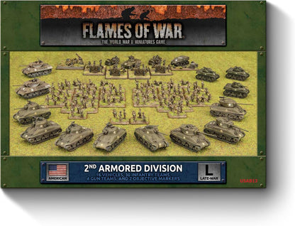 Flames of War - USAB13 - USA - 2nd Armoured Division