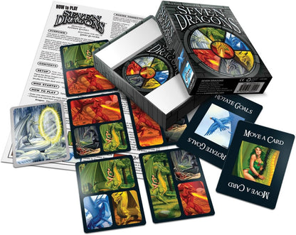 Looney Labs LON00039 Seven Dragons Board Game