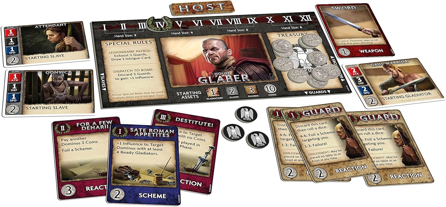 Gale Force Nine GF9SPA1E Spartacus (2021) – englisch, Mehrfarbig/Meereswellen (Ocean Tides