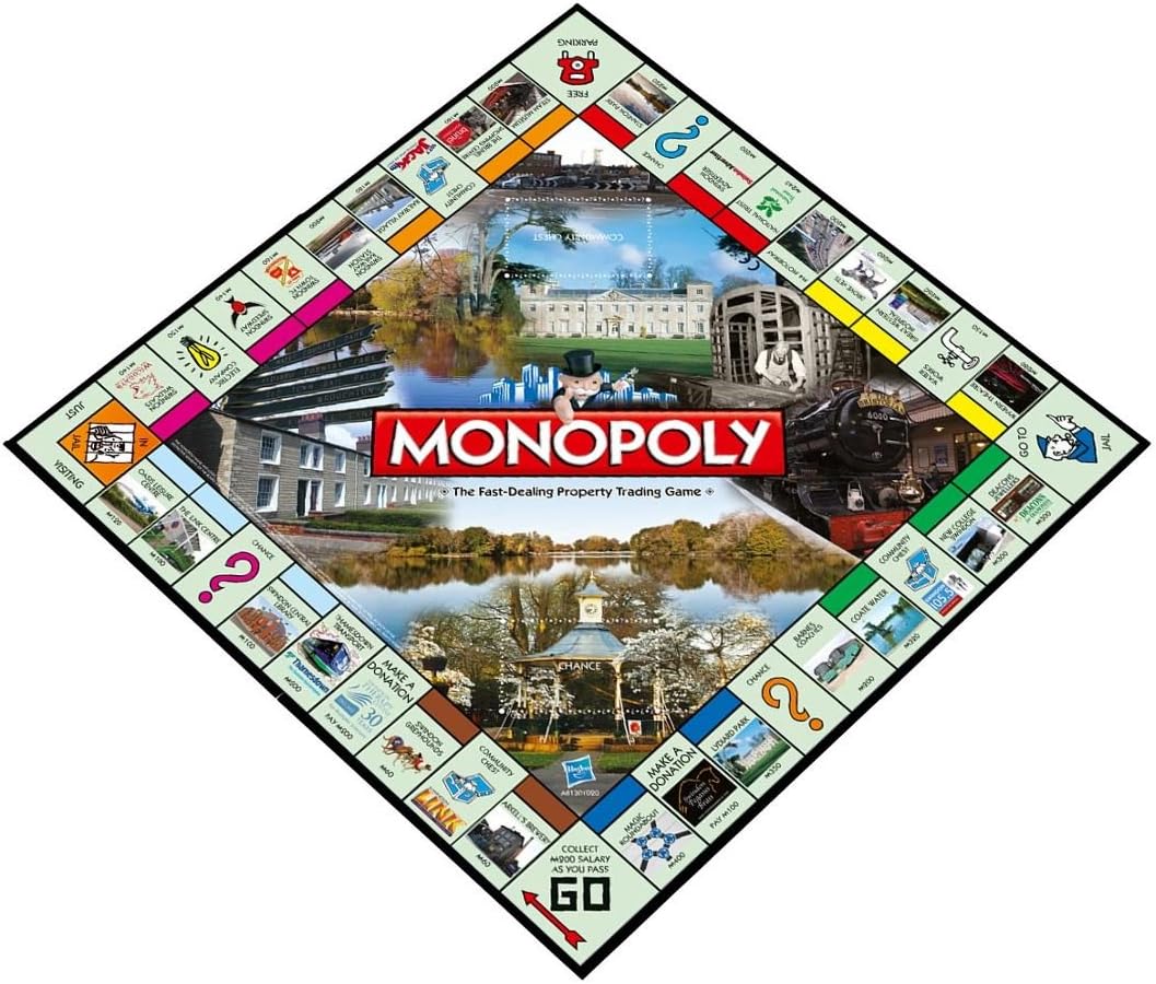 Monopoly - Juguete de modelismo ferroviario, de 2 a 6 Jugadores (Winning Moves 21197) (versión en inglés