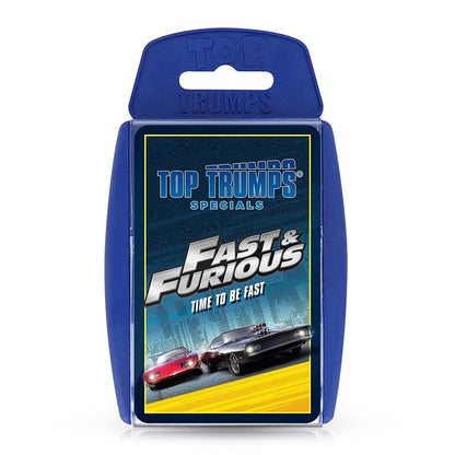 Top Trumps Special Fast and Furious Card Game, juega con coches de películas como Dodge Ice Charger, Lykan Hypersport, International MXT - MVA, regalo y juguete para niños y niñas a partir de 6 años