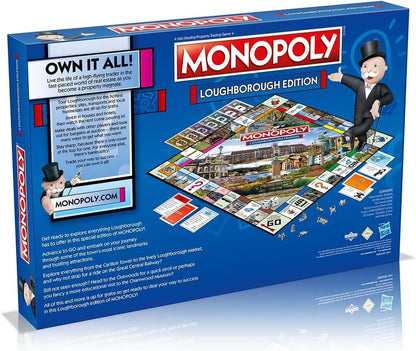 Winning Moves Loughborough Monopoly Board Game, Tour around the board, buy, sell and trade your way to success, makes a great gift for ages 8 plus