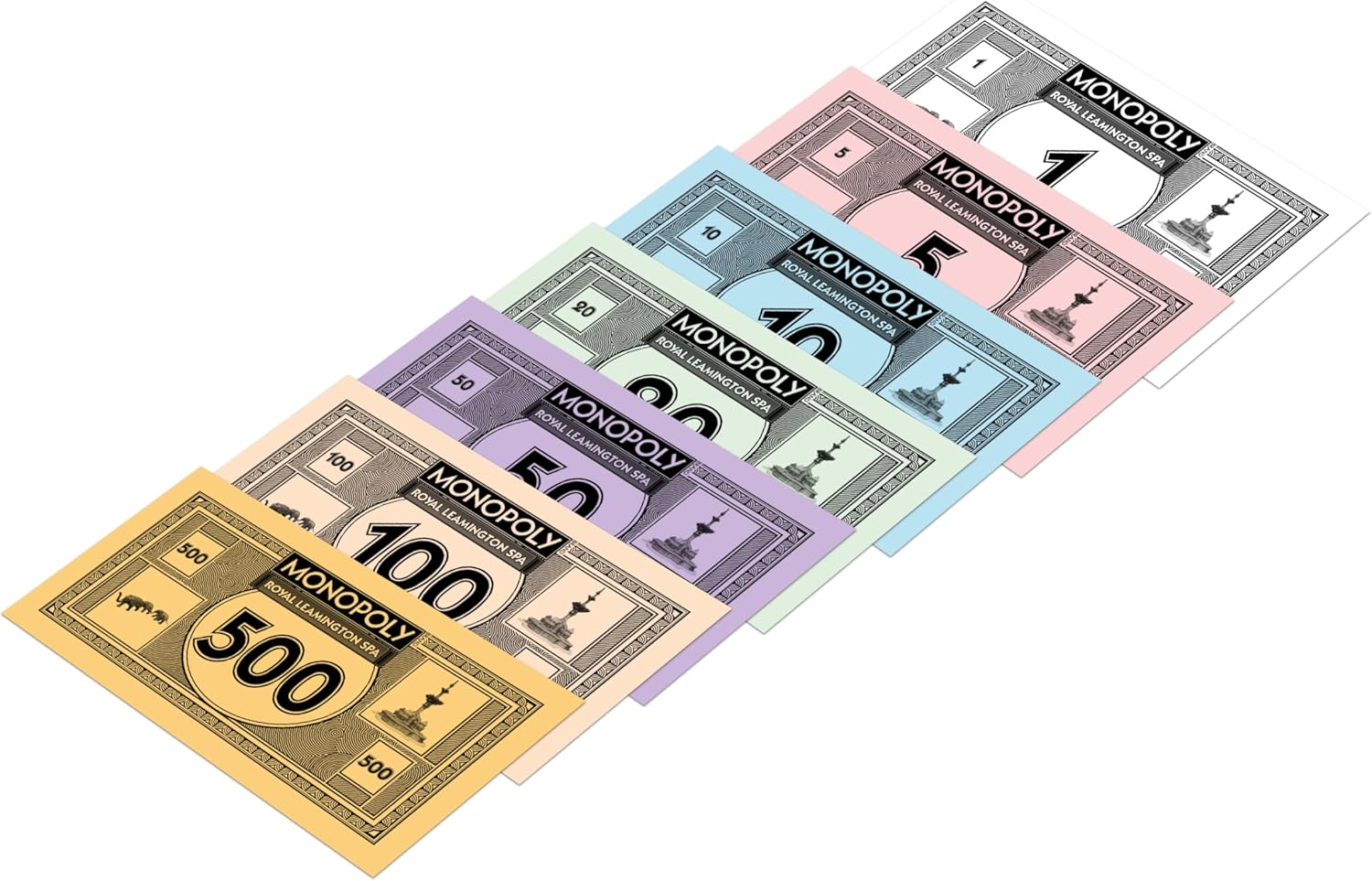 Winning Moves Royal Leamington Spa Monopoly Board Game, Tour around the board, buy, sell and trade your way to success, makes a great gift for ages 8 plus