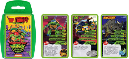 Top Trumps Teenage Mutant Ninja Turtles Dedicated Deck Card Game Educational Gift for Ages 6 Plus