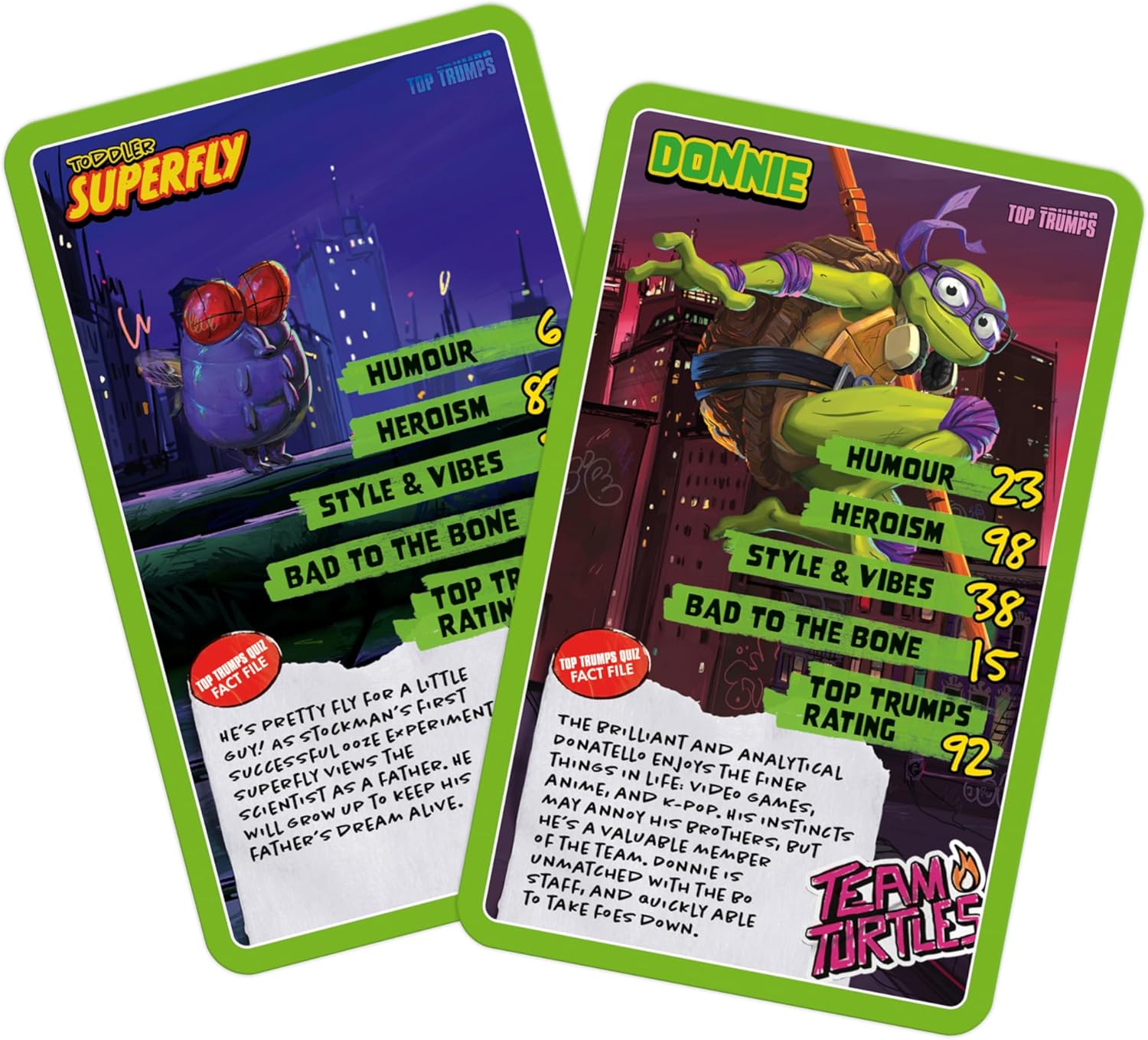 Top Trumps Teenage Mutant Ninja Turtles Dedicated Deck Card Game Educational Gift for Ages 6 Plus