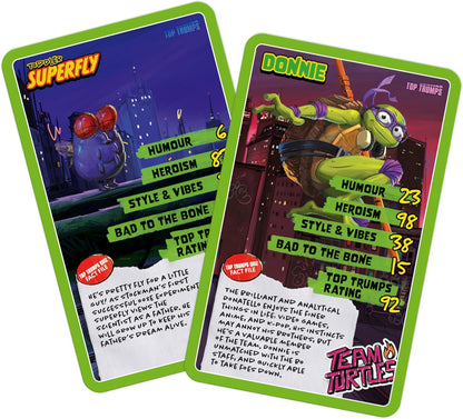 Top Trumps Teenage Mutant Ninja Turtles Dedicated Deck Card Game Educational Gift for Ages 6 Plus