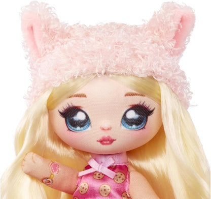 Na! Na! Na! Surprise Sweetest Sweets - Lily Llama - 19 cm Weiche Modepuppe - Bewegliche Puppe im Lama-Look, Schuhen und Bürste - Konfetti-Überraschung - für Kinder ab 5 Jahren
