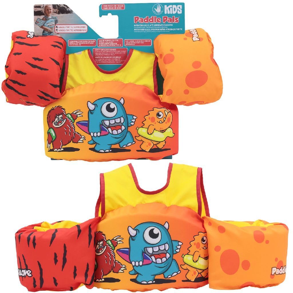 Paddle Pal Zwemvest Monsters, 3-6 Jaar