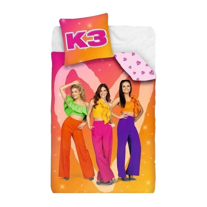 K3 dekbed - alle kleuren: 140x200/65x65 cm