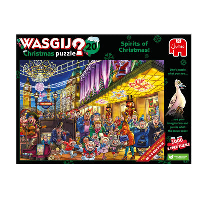 Wasgij 1110100334 Jigsaw Puzzle, Multicolour, 2 x 1000-piece