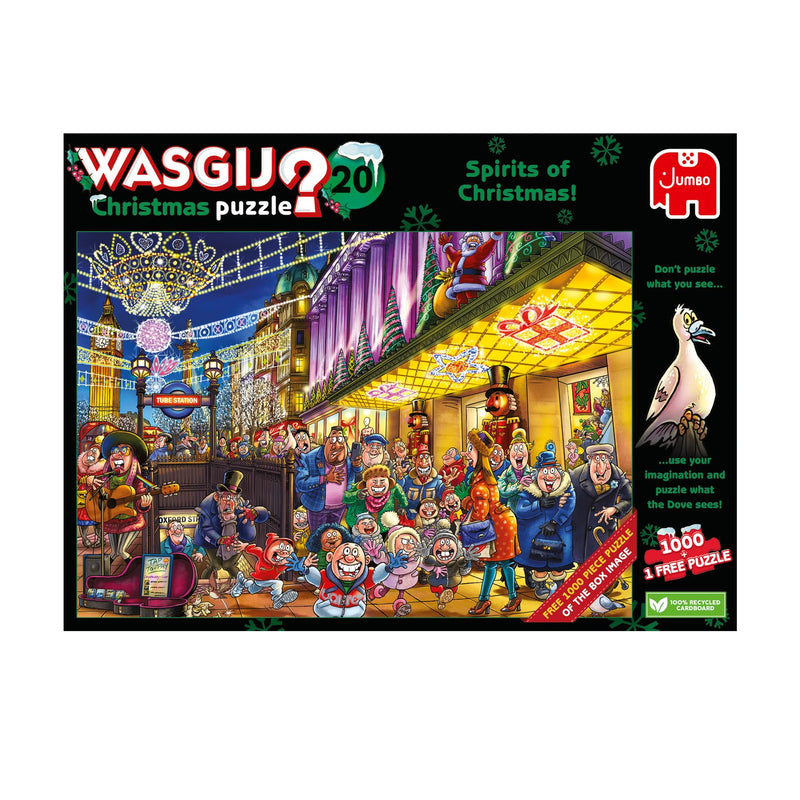 Wasgij 1110100334 Jigsaw Puzzle, Multicolour, 2 x 1000-piece