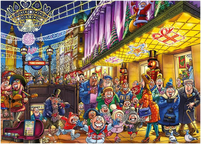 Wasgij 1110100334 Jigsaw Puzzle, Multicolour, 2 x 1000-piece