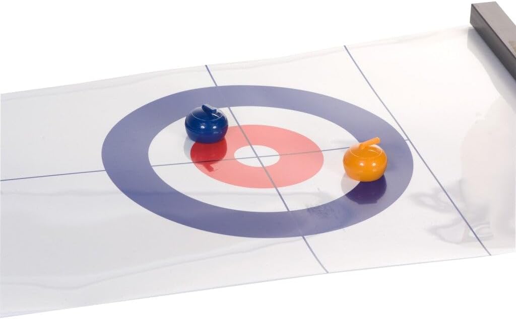 Clown Games - Clown Games (120 cm) Table Haut Curling Game con 8 pietre - 1 conteggio