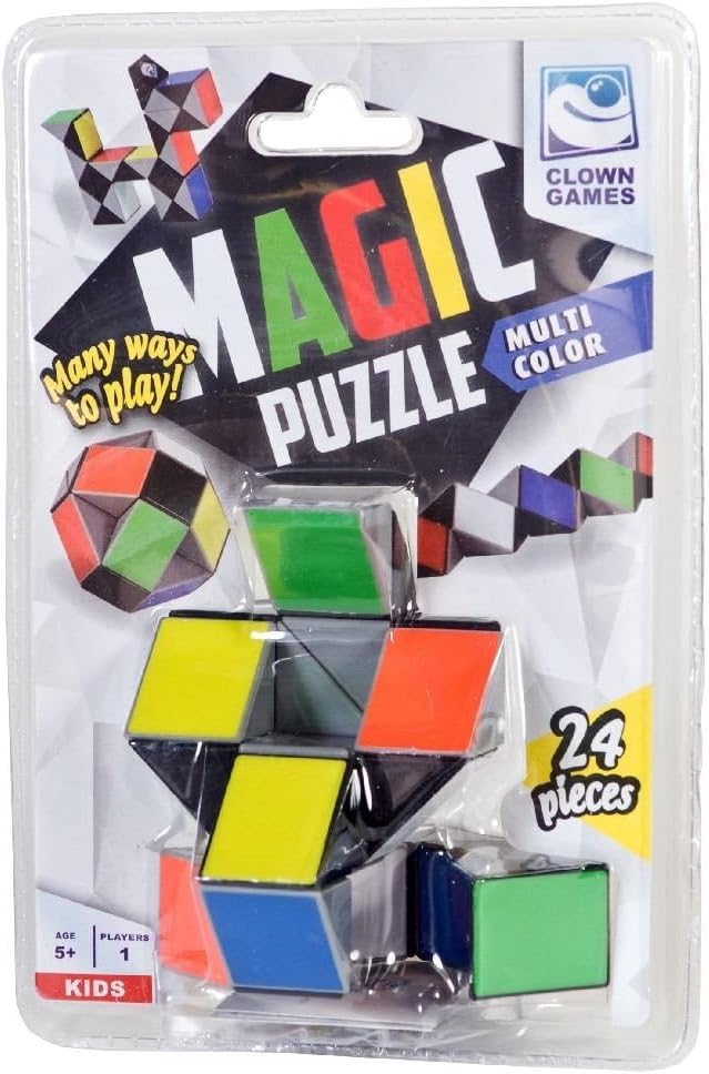 Clown Games- Cubo de Rompecabezas, Multicolor (2005979