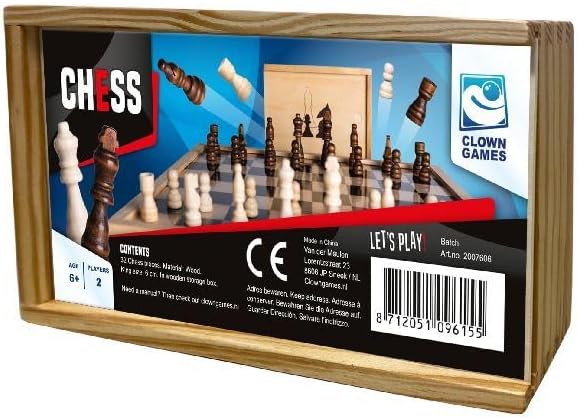 Clown Games- Piezas de ajedrez, Multicolor (86878