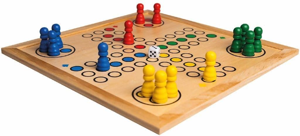 Clown Games - Clown Games 9-in-1 speelbox van hout – 1 teller