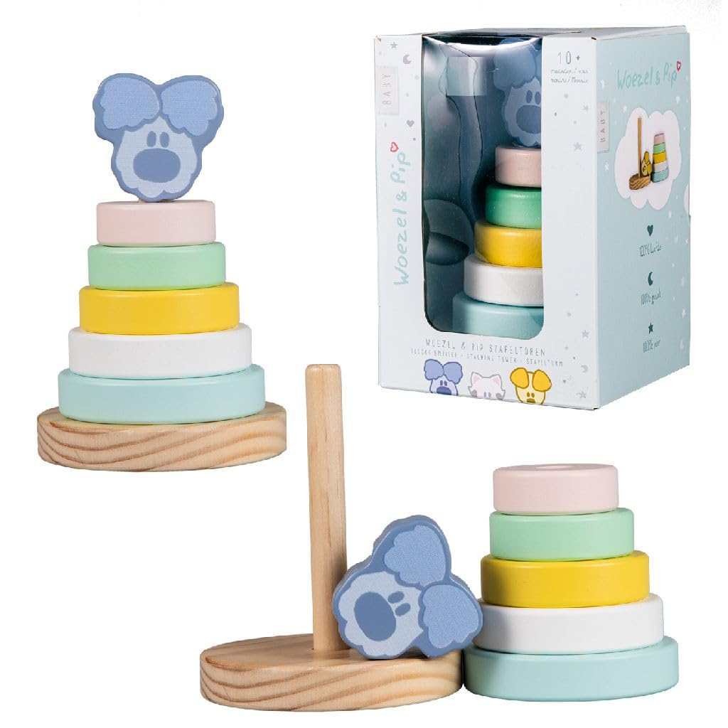 Woezel en Pip Woezel Baby - Cancelli impilabili, 7 dlg.